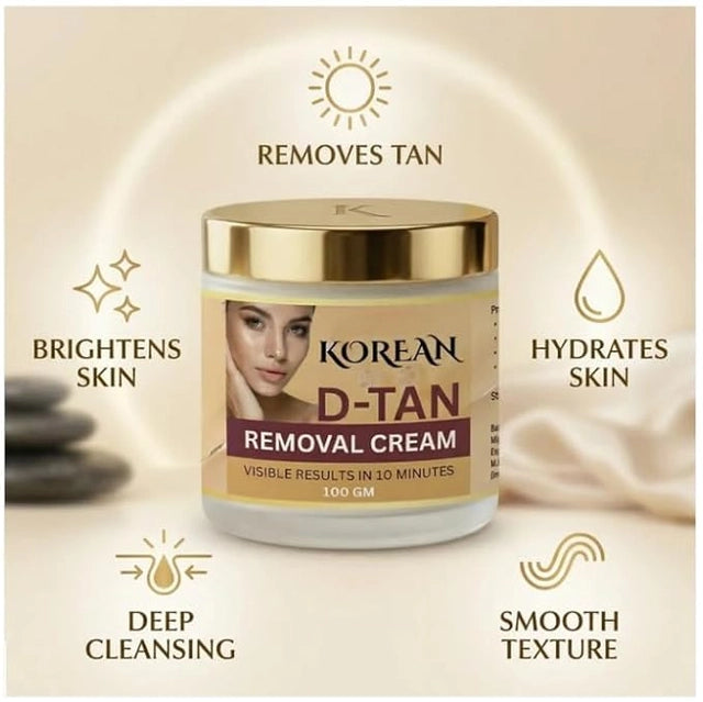Korean D-Tan Removal Face Cream ( Pack of 2)
