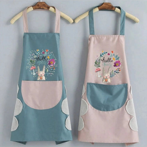 Kitchen Apron for Women Waterproof Cooking