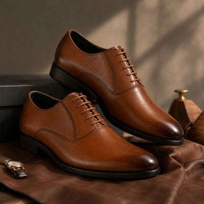 Men's Textured Leather Formal  Shoes